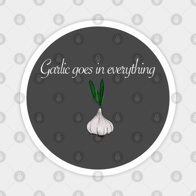 Garlic Magnet by Stephanie Kennedy 